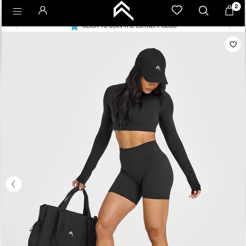 Oner Active Soft Motion Long Crop sleeve top